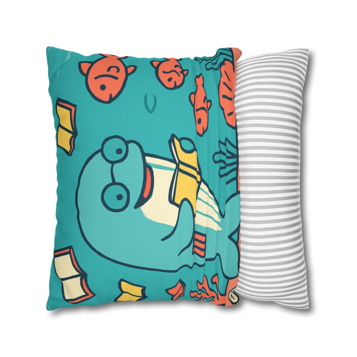 Coral Library Cruise comfortable bedding pillow covers