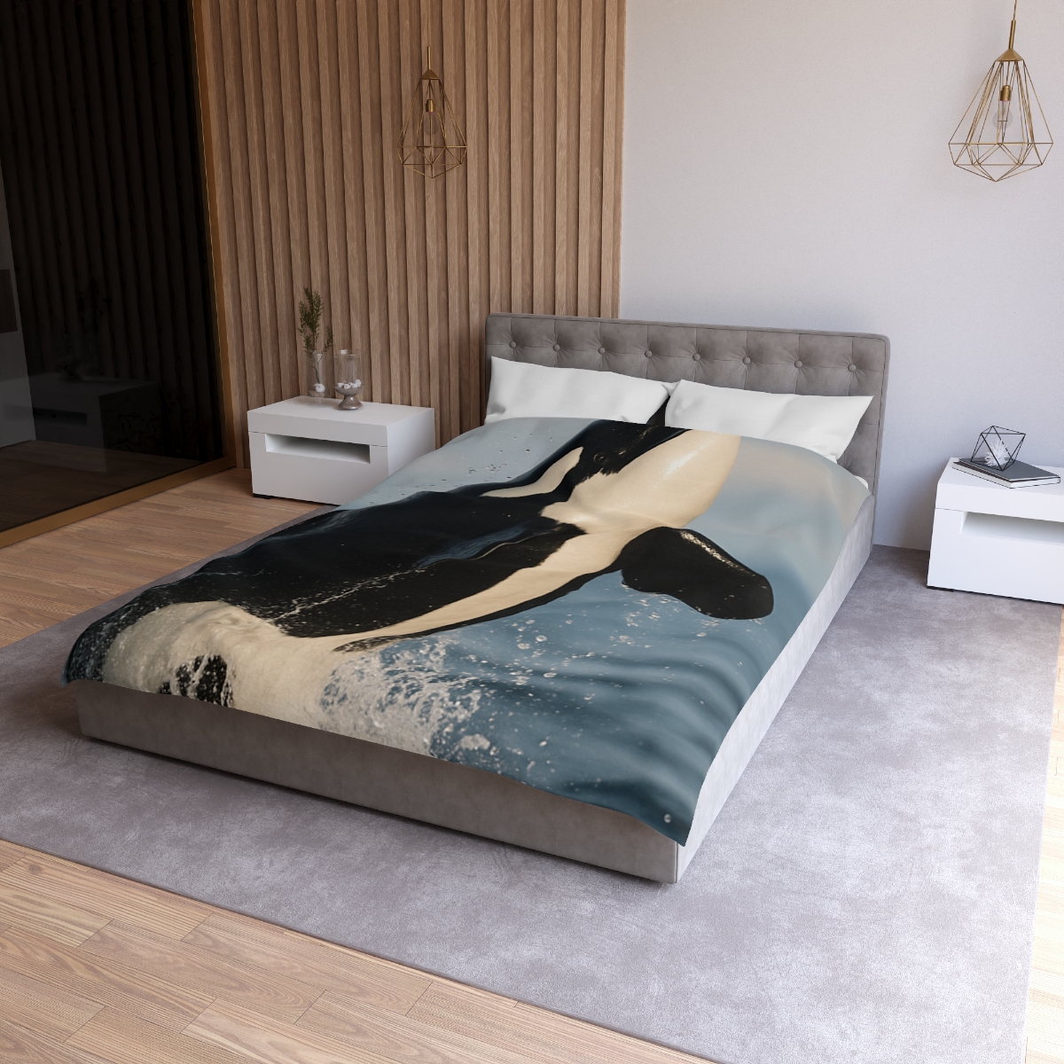 Orca Surface Symphony soft comforter duvets