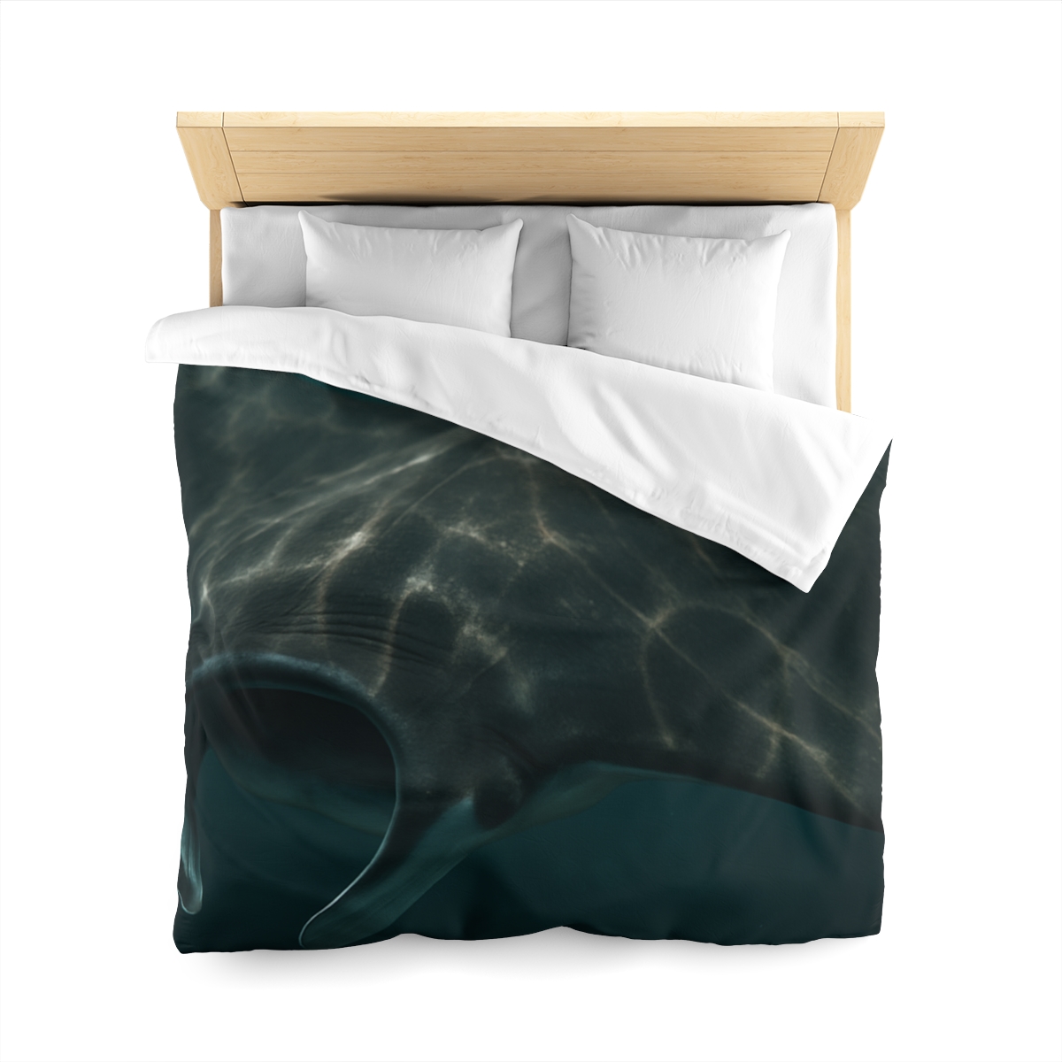 Moonlit Drift Giant Manta Ray custom duvets