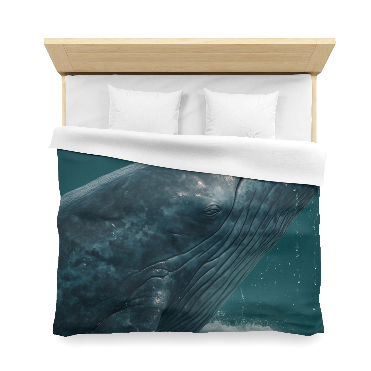 Ocean Song Blue Whale designer printed duvets