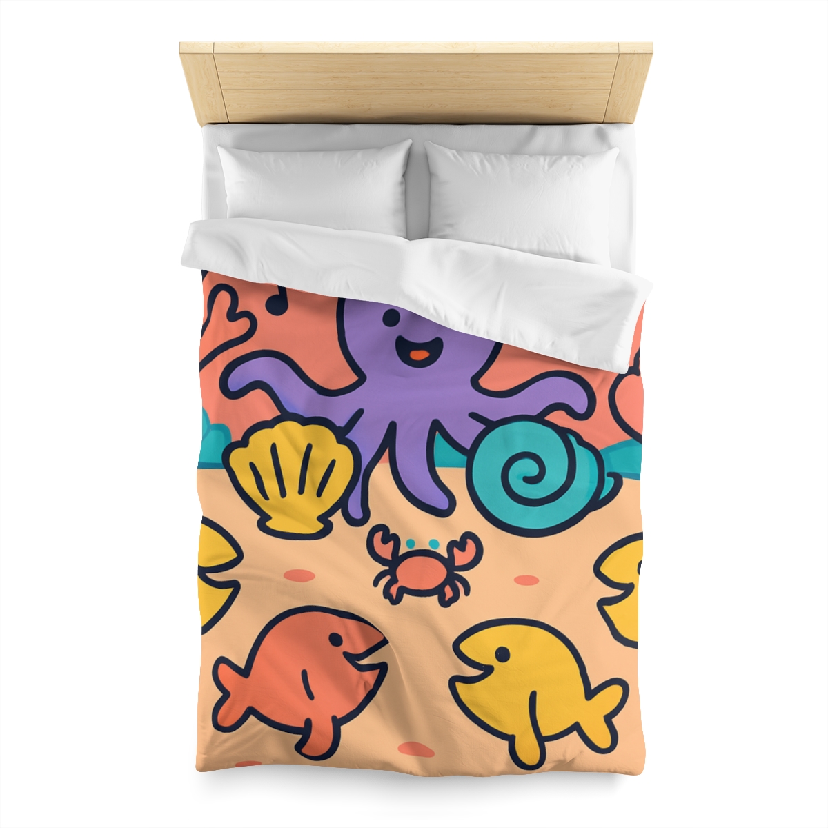 Coral Concert Undersea unique patterned duvets