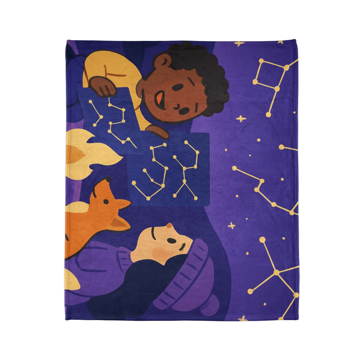 Constellation Camping stylish throw blankets