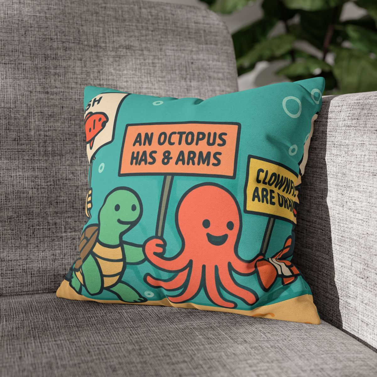 Coral Kingdom Science Parade custom pillow cases