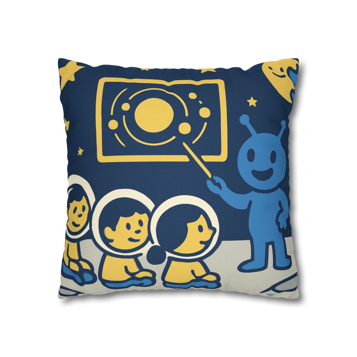 Celestial Classroom On The Moon comfortable bedding pillow covers