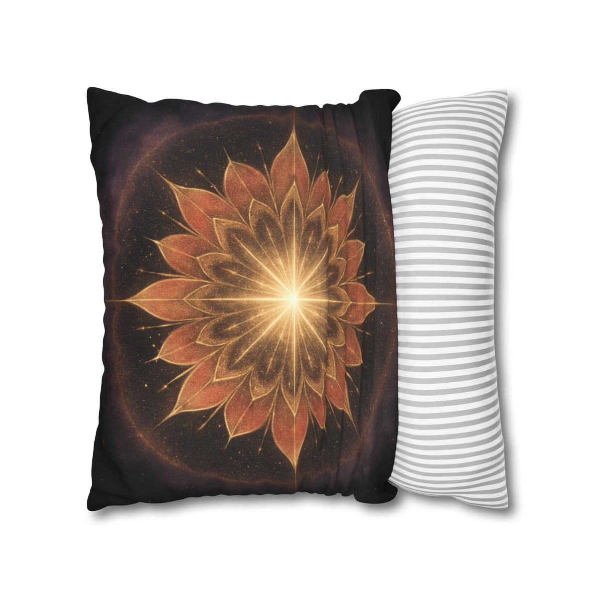 Starburst Petal Crown soft cotton pillow cases