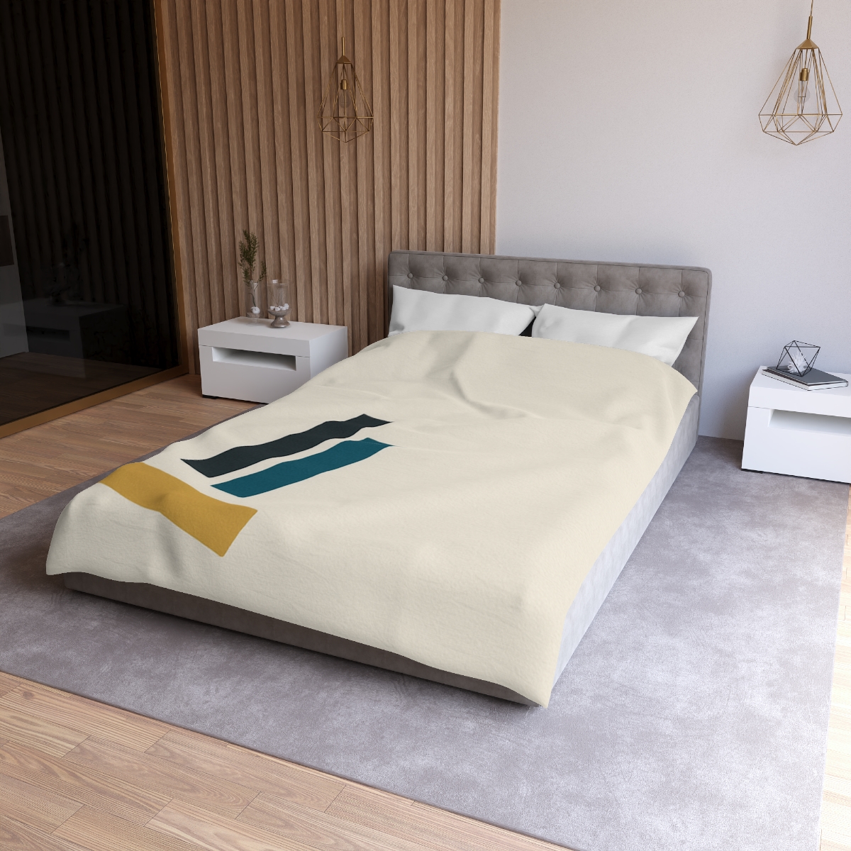 Balanced Triad Of Rectangles personalized bedding duvets