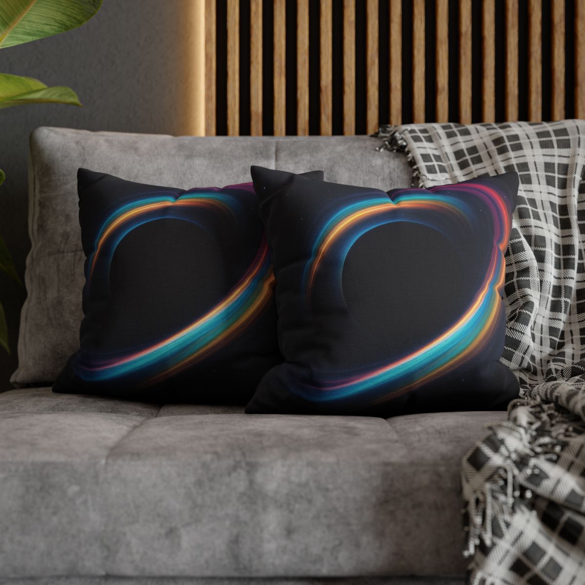 Chromatic Lensing Mirage trendy patterned pillow cases