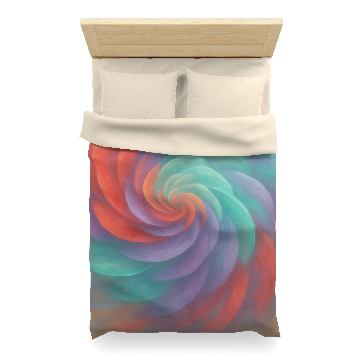 Petal Spiral Symphony unique patterned duvets