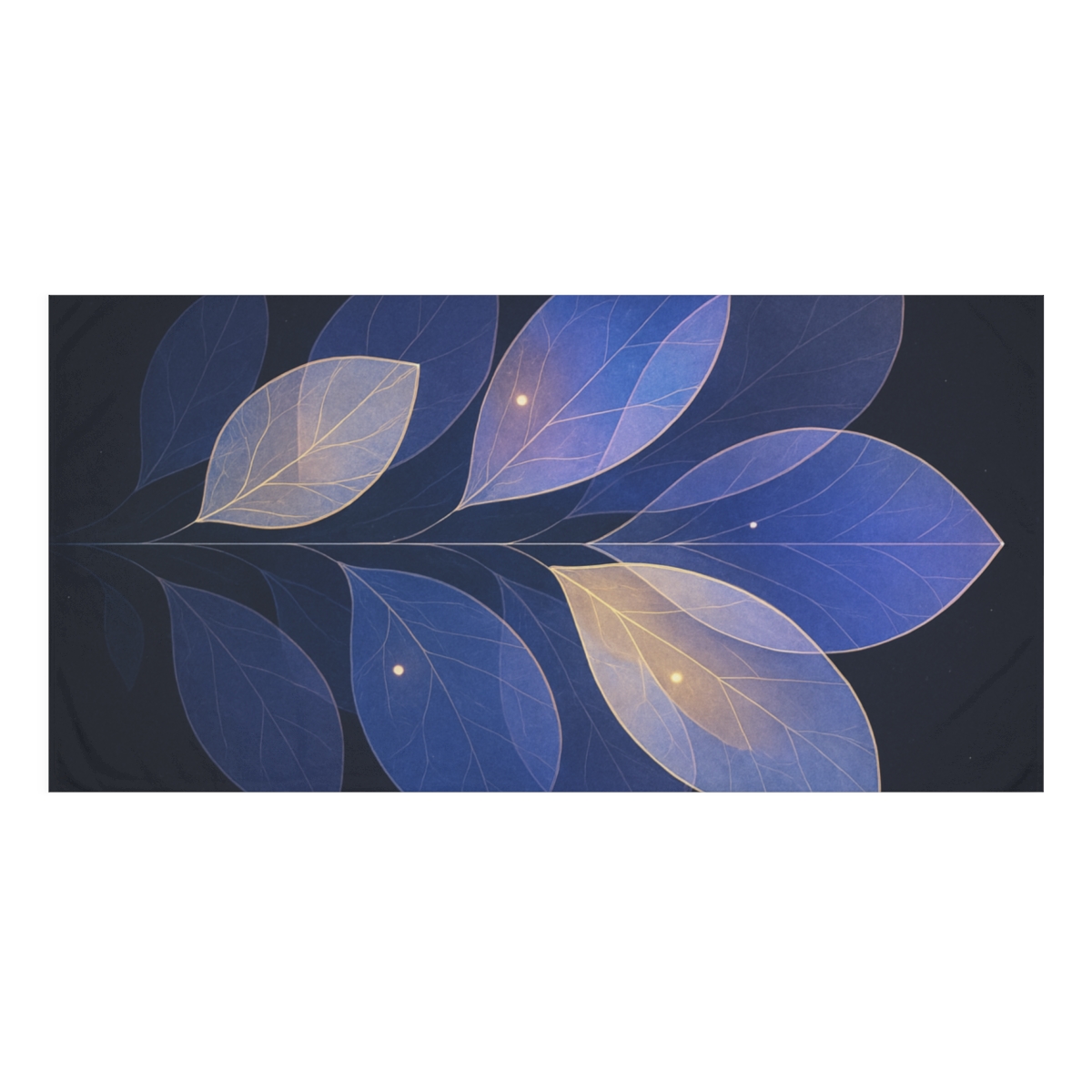 Petal Prism Overlap personalized bath towels