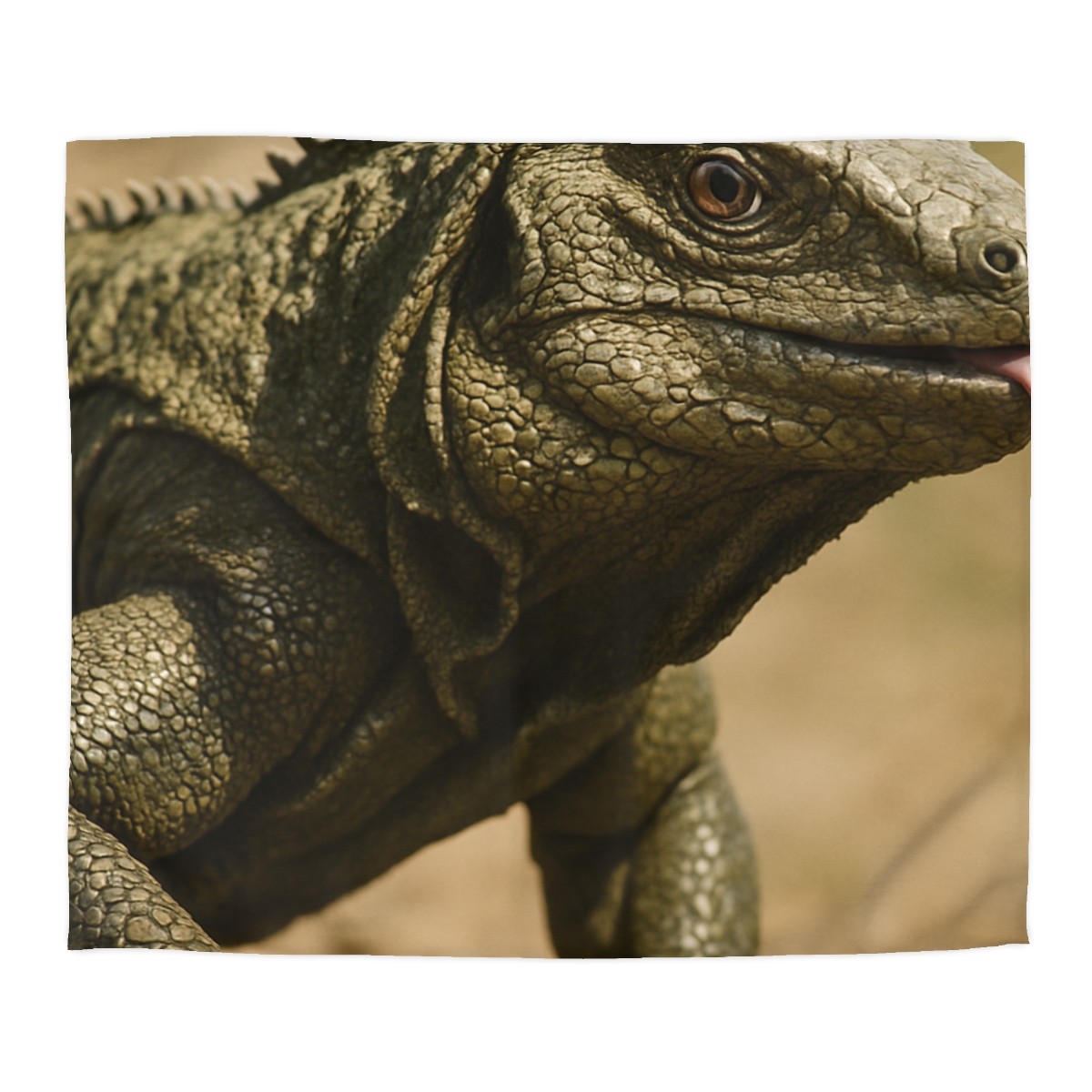 Ancient Sentinel Komodo Dragon stylish duvet covers