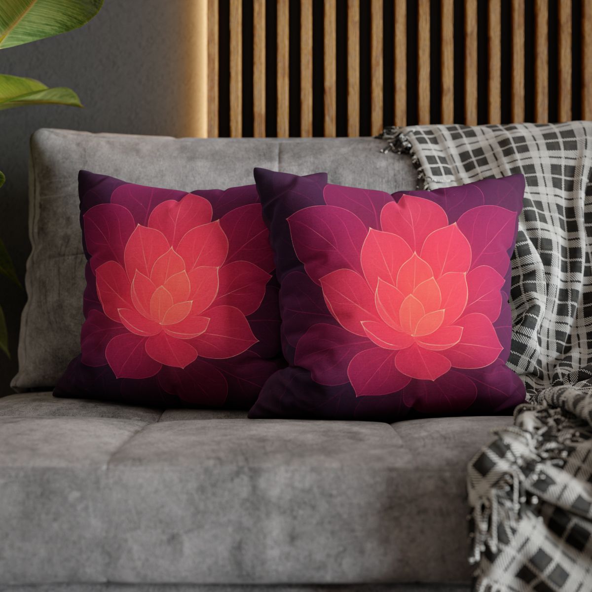 Petal Prism Overlap personalized pillow covers