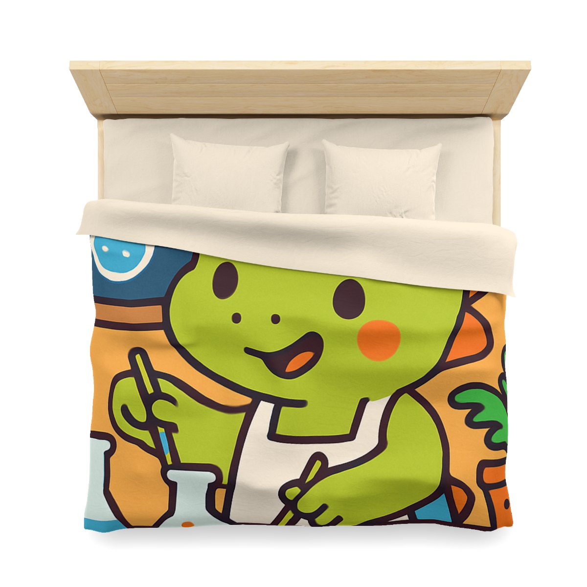 Dino Science Lab designer printed duvets