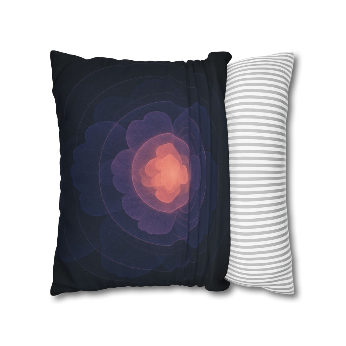 Petal Halo Interference stylish decorative pillowcases