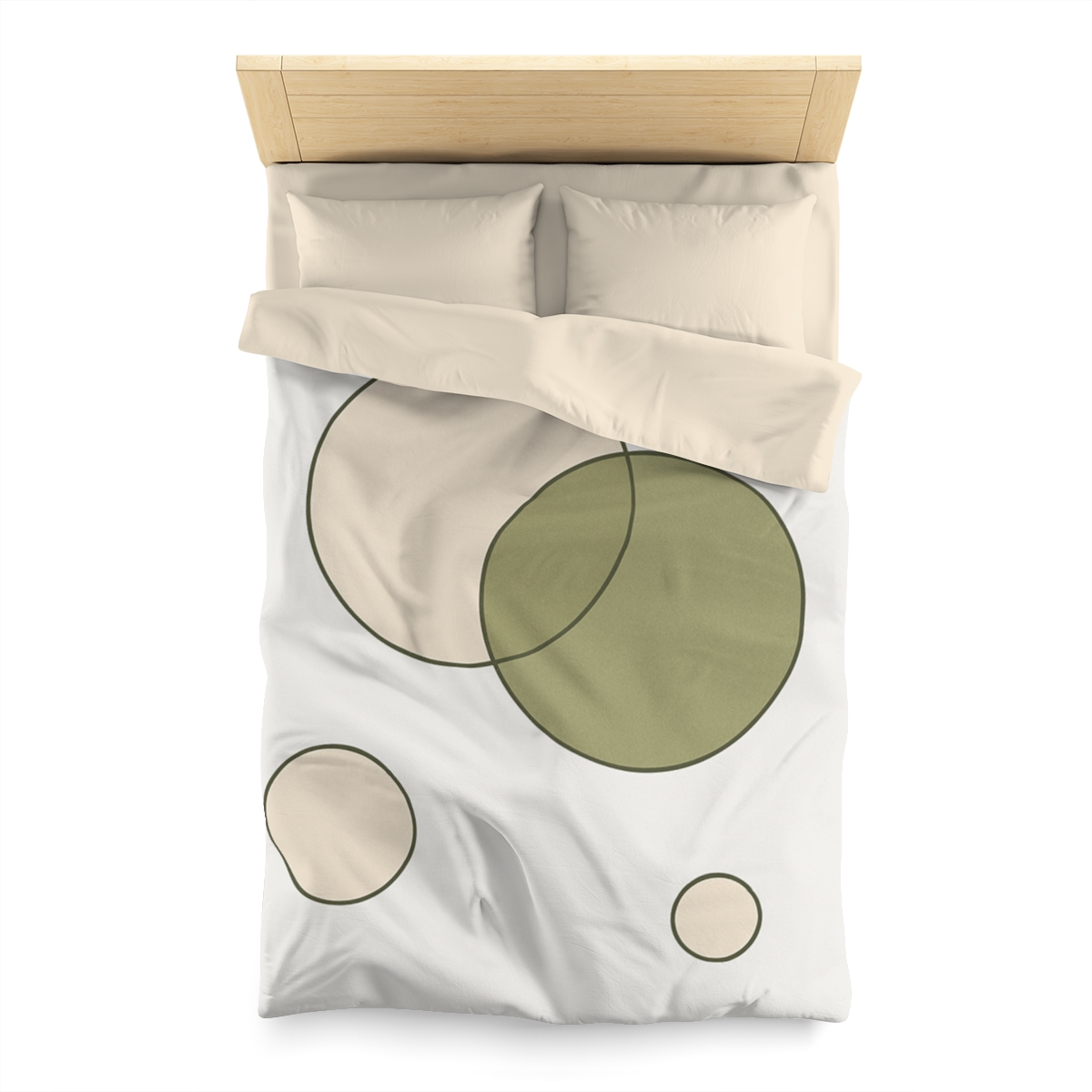 Quiet Balance Of Overlapping Circles unique patterned duvets