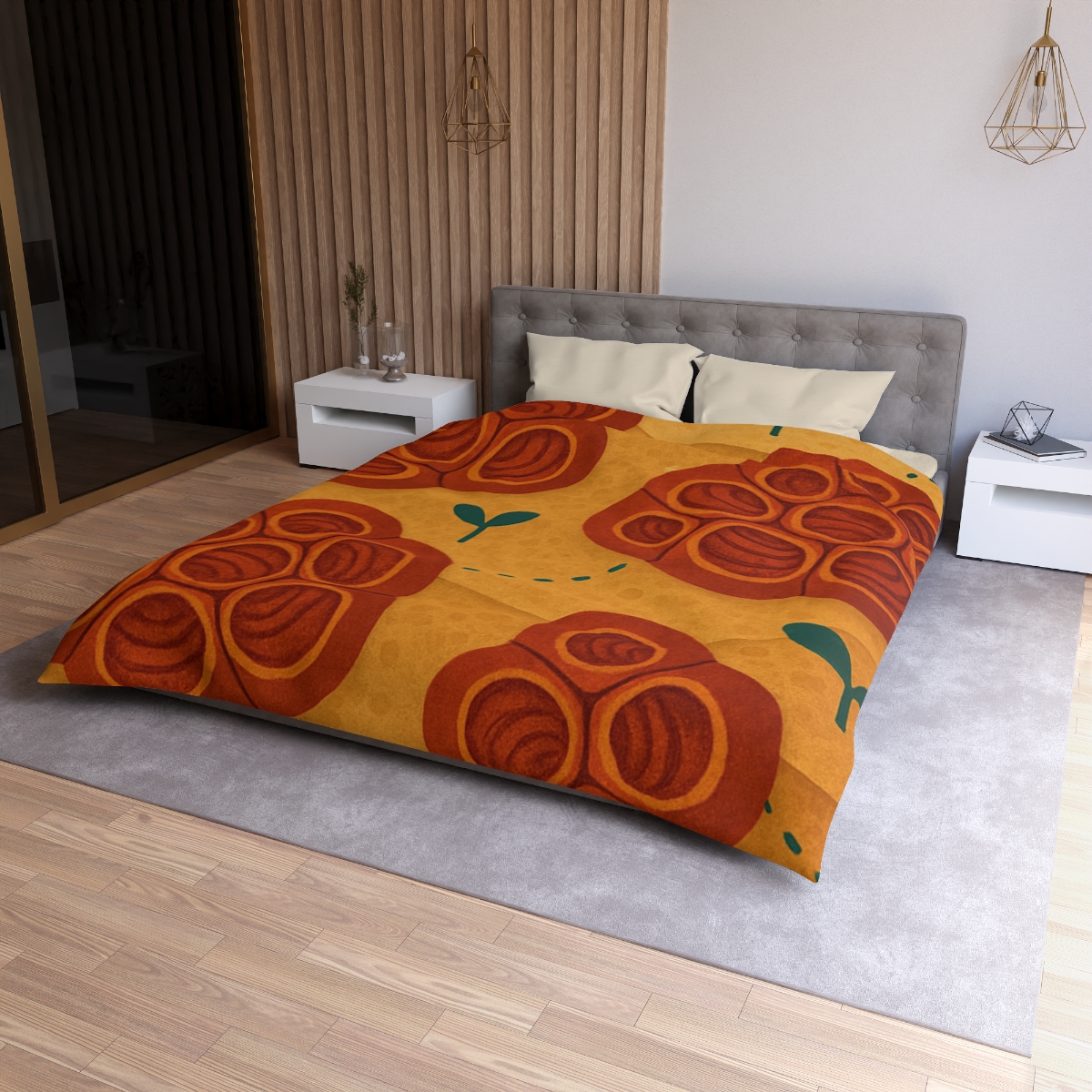Seed Pod Mosaic soft comforter duvets