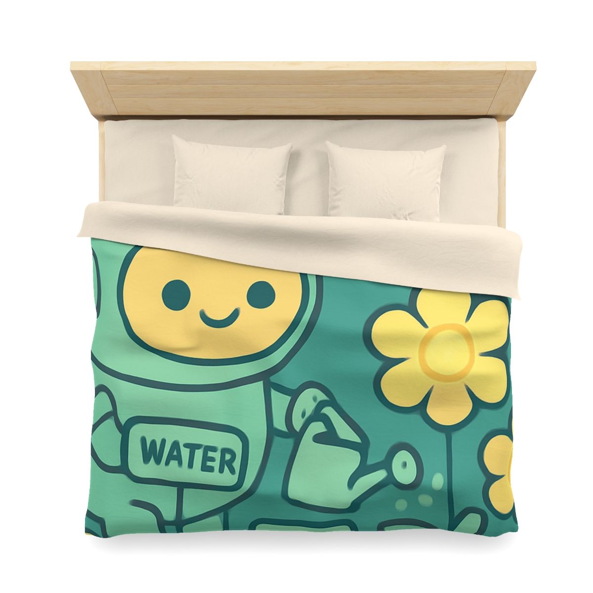 Robot Gardener And The Moonflower Patch warm winter duvets