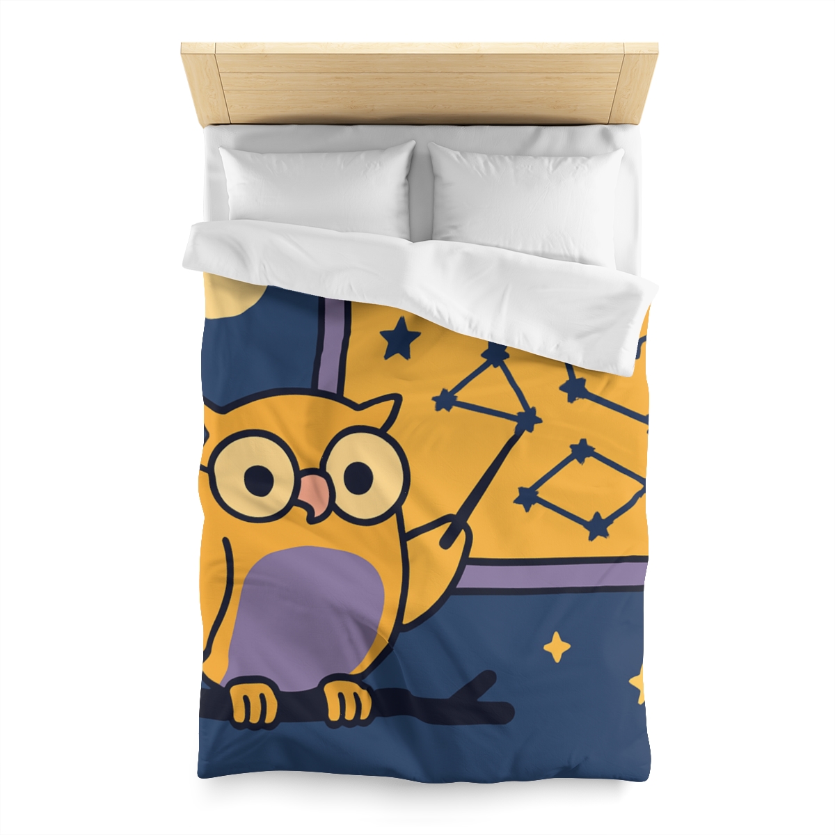 Moonlit Owl Classroom designer printed duvets