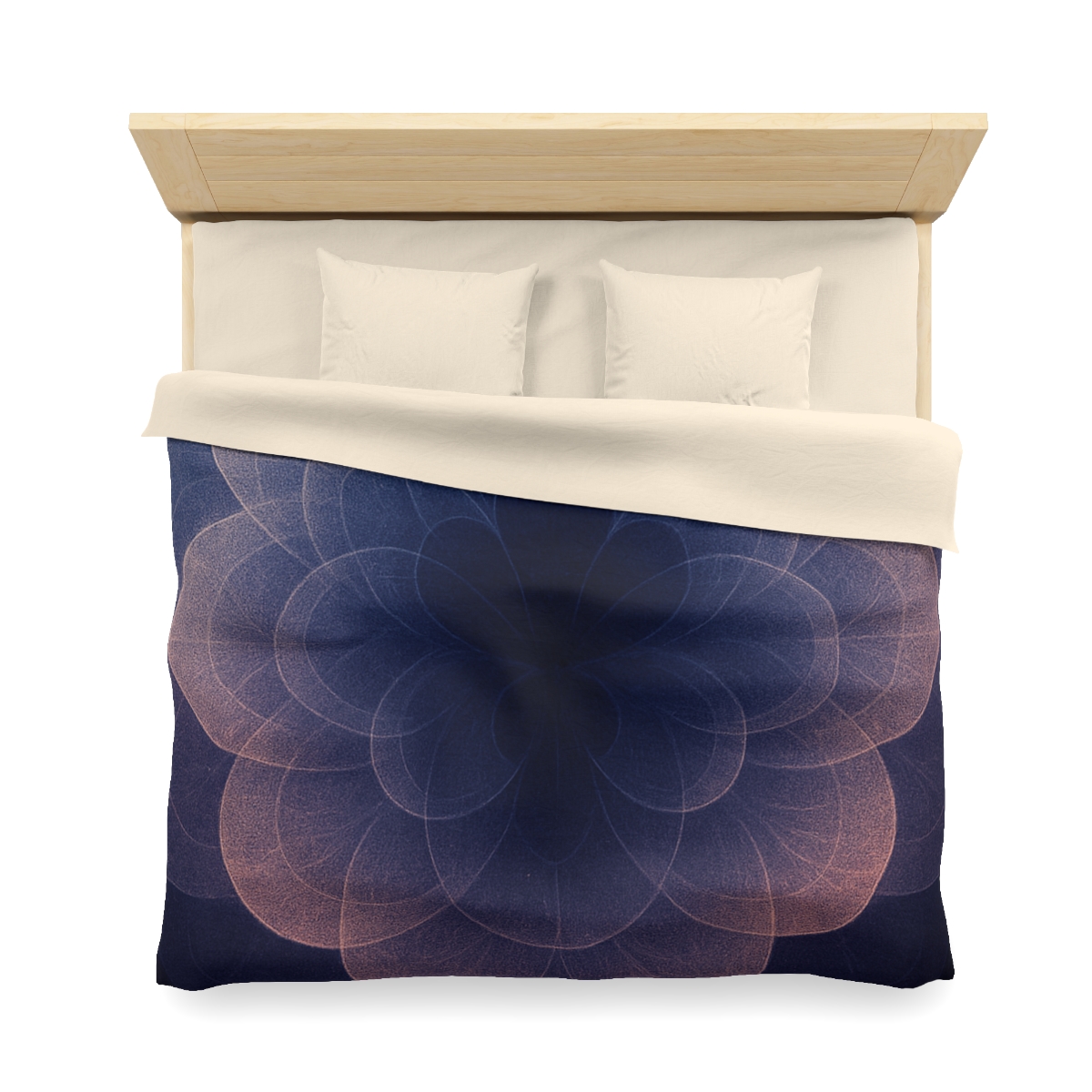 Petal Halo Interference personalized bedding duvets