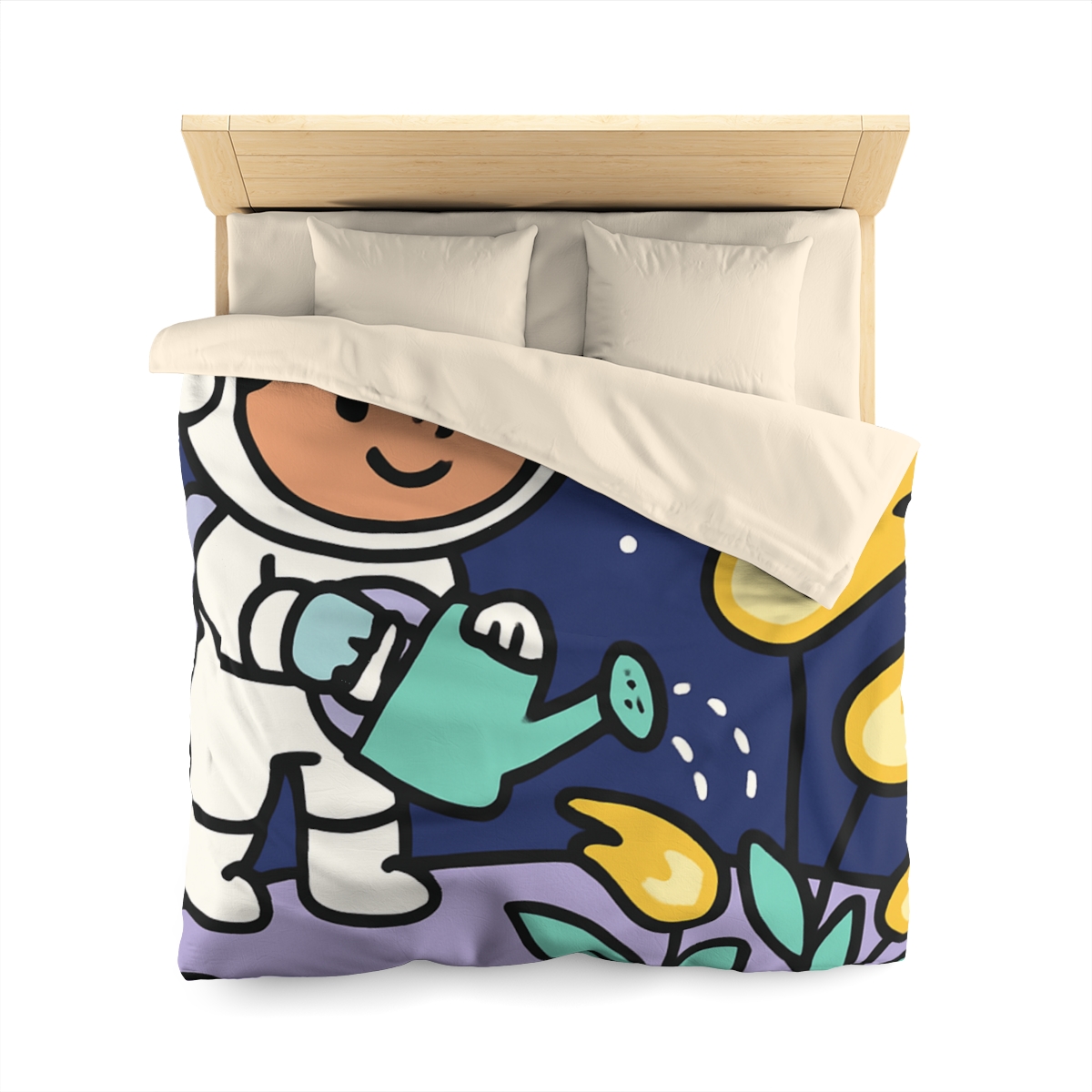 Comet Garden On Moon Meadow trendy bedroom duvets