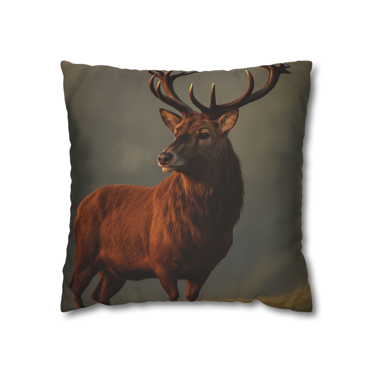 Red Deer Dawn Majesty designer print pillow cases