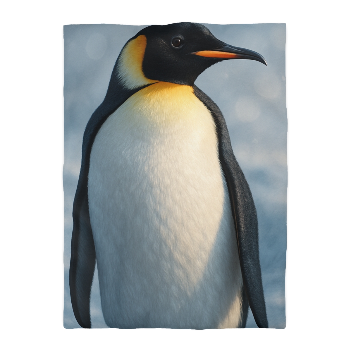 Frost Halo Emperor Penguin personalized bedding duvets