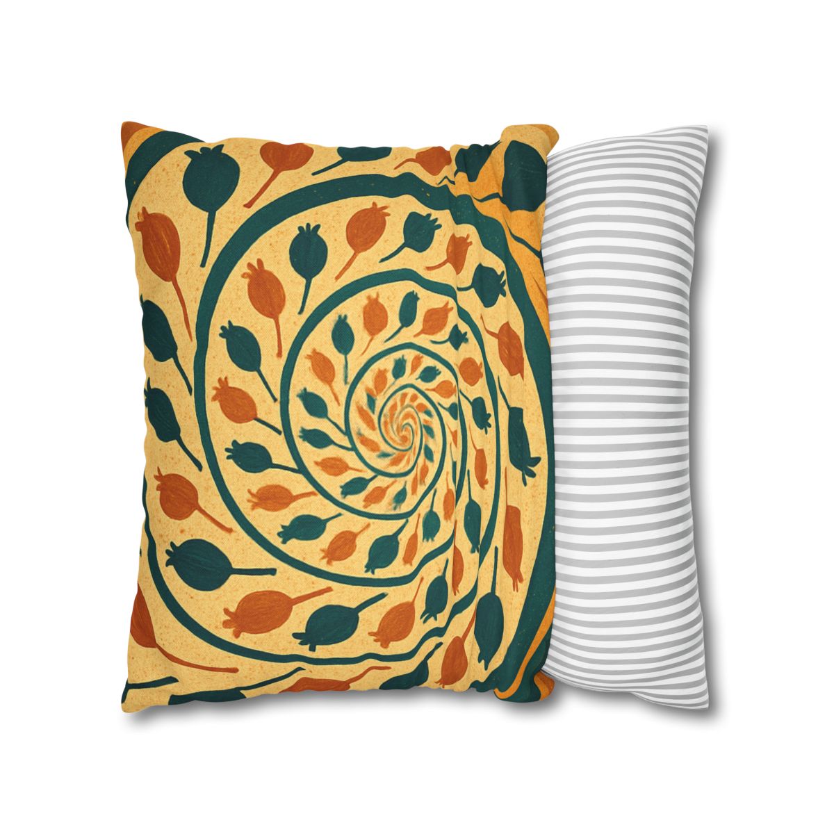 Spiral Seed Chorus designer print pillow cases