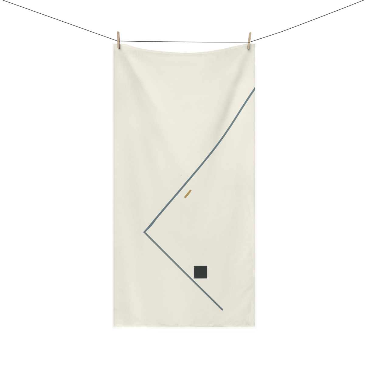 Diagonal Pair With Anchored Square comfortable face towels