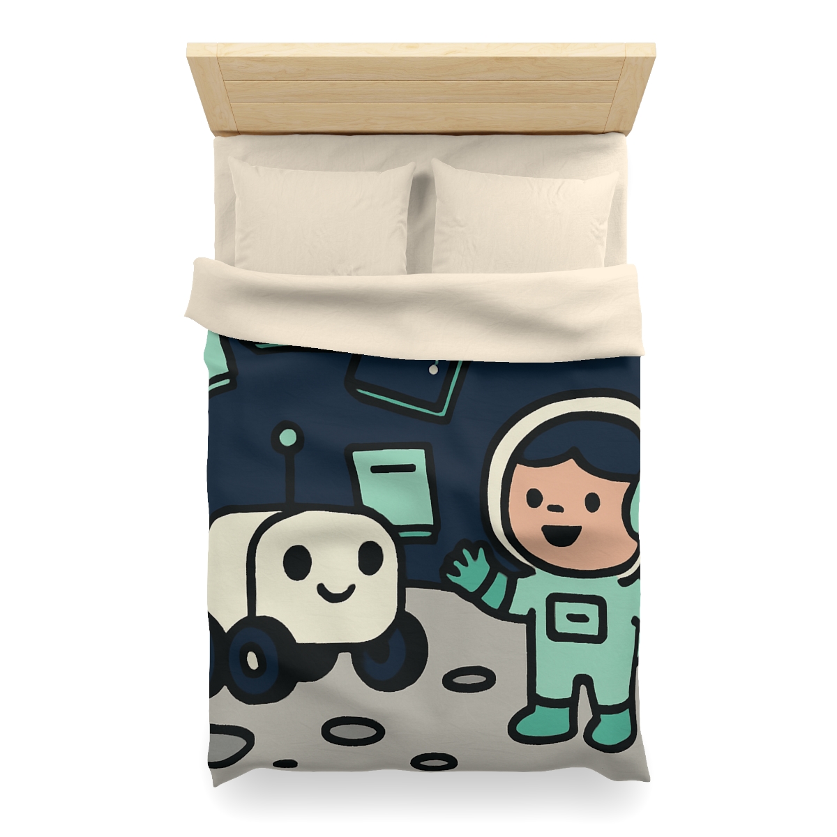 The Moonlit Library Rover warm winter duvets