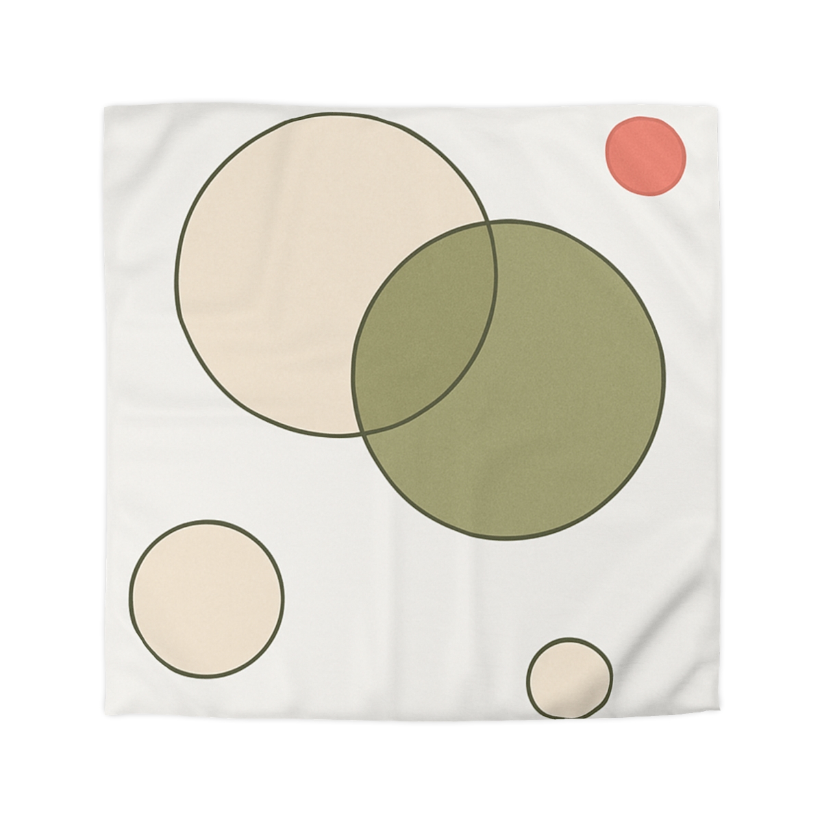 Quiet Balance Of Overlapping Circles unique patterned duvets