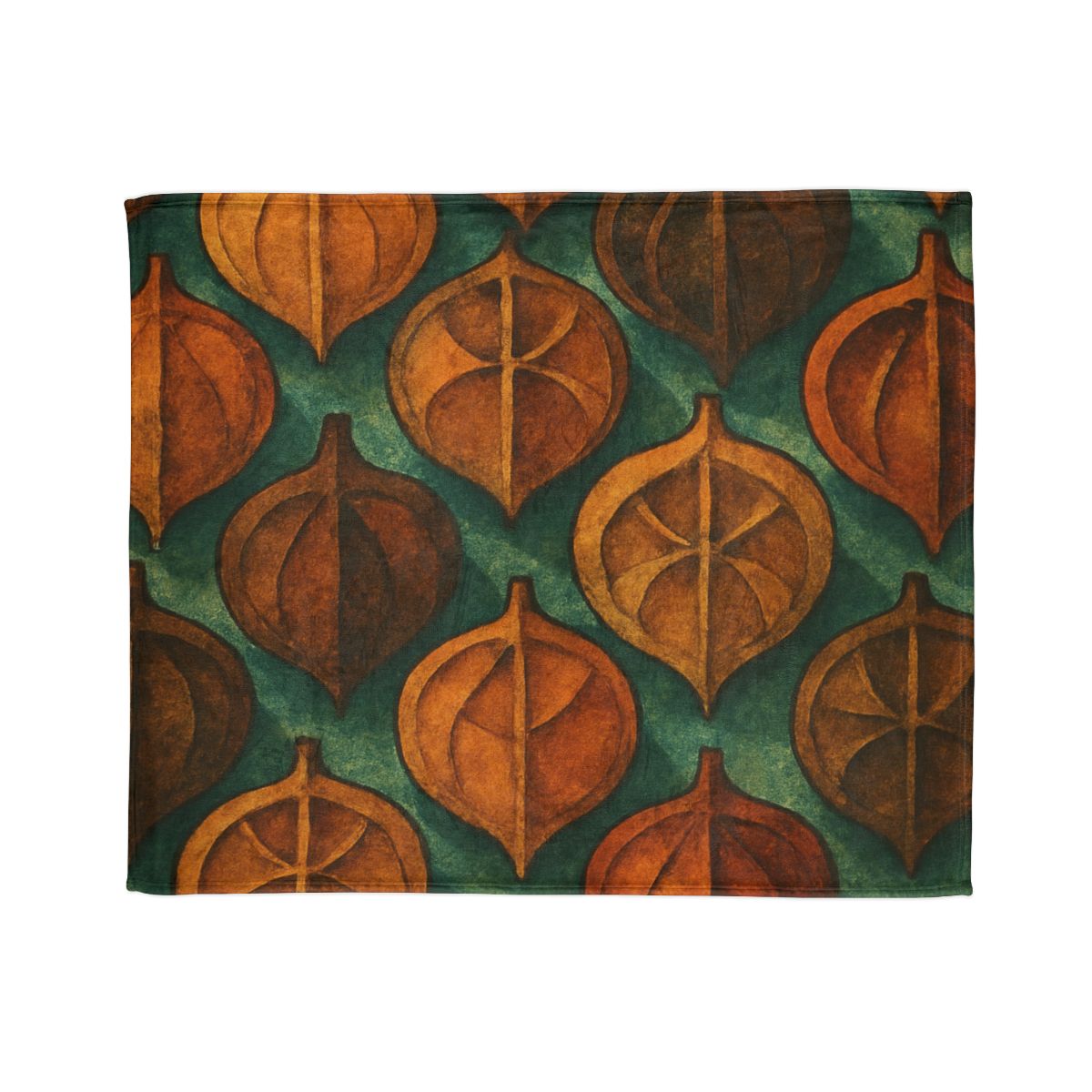 Seed Pod Cluster Mosaic custom blankets