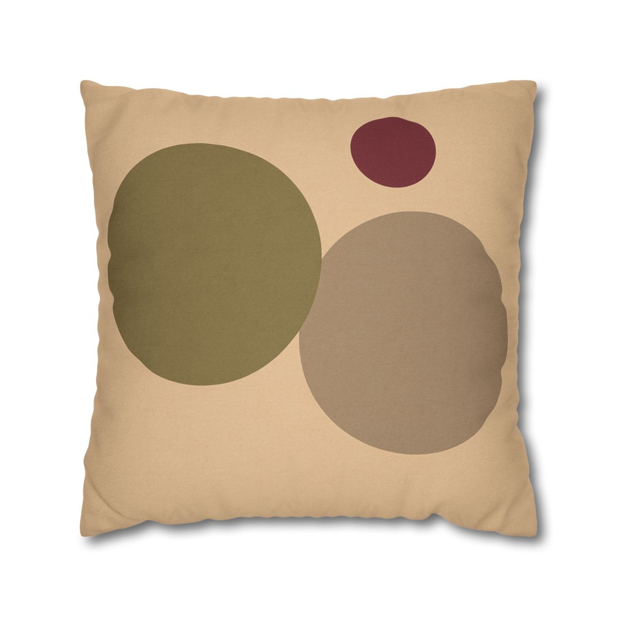 Three Circles With Shared Edge soft cotton pillow cases