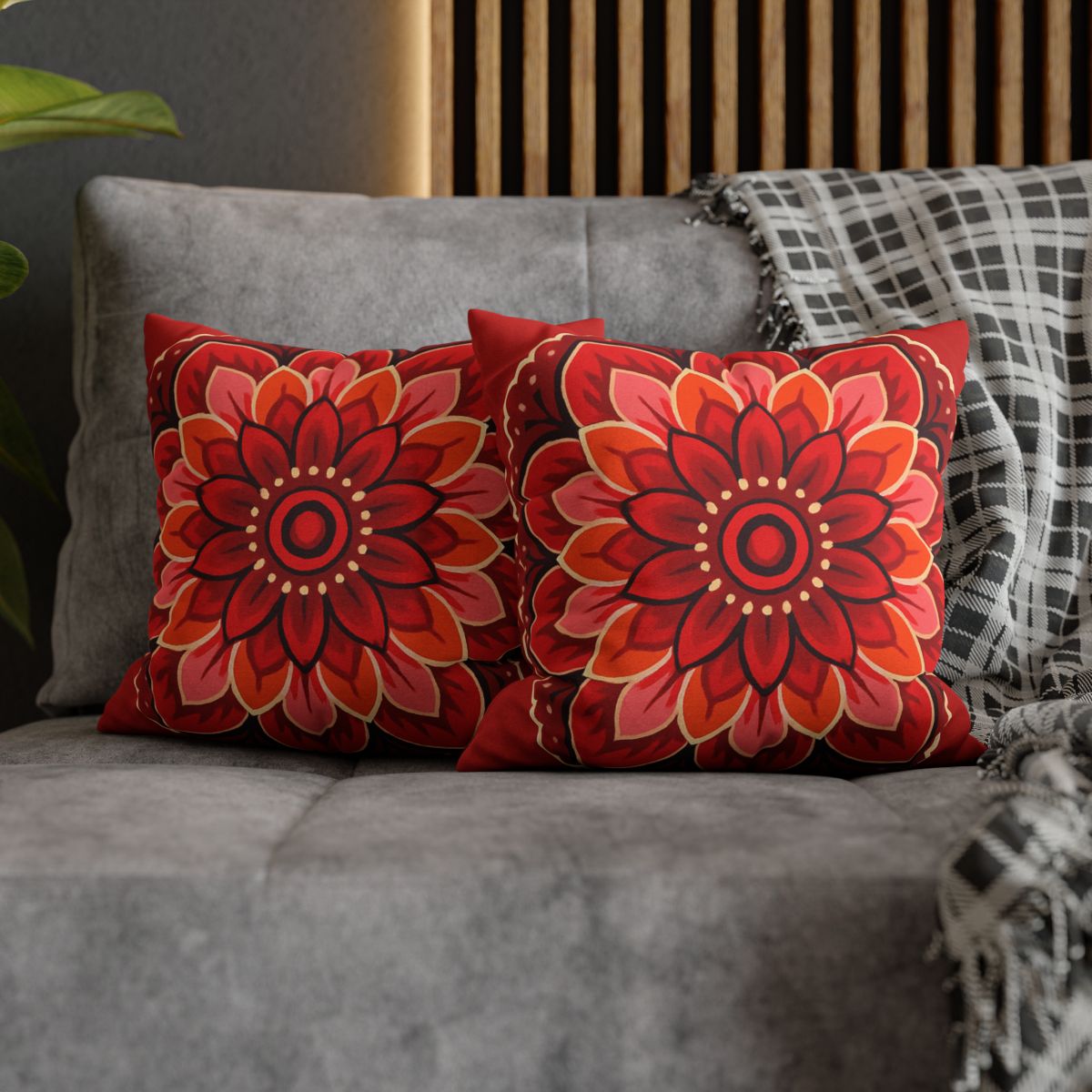 Bloom Burst Mandala trendy patterned pillow cases