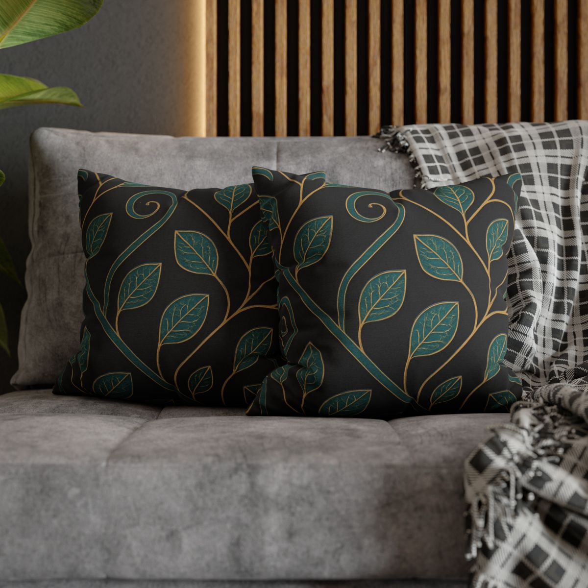 Vine Circuit Lattice custom pillow cases