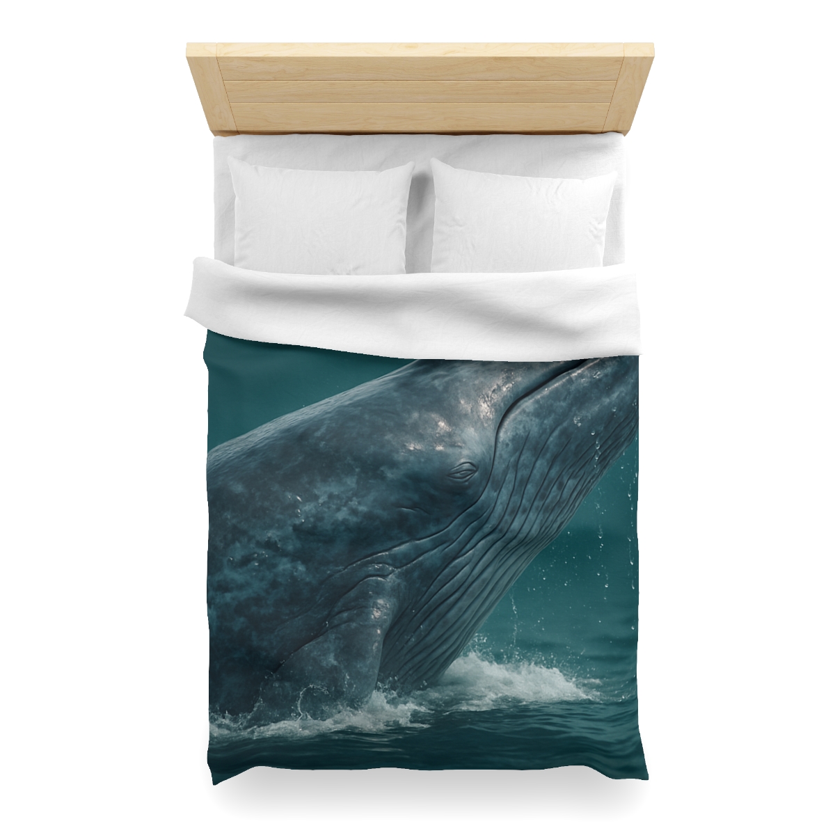Ocean Song Blue Whale designer printed duvets