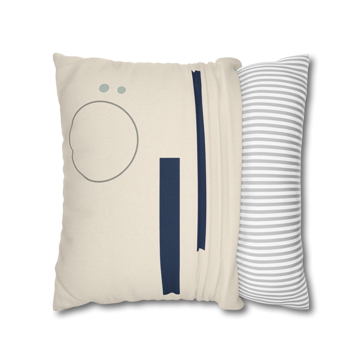 Twin Bars And Quiet Dot Cluster designer print pillow cases
