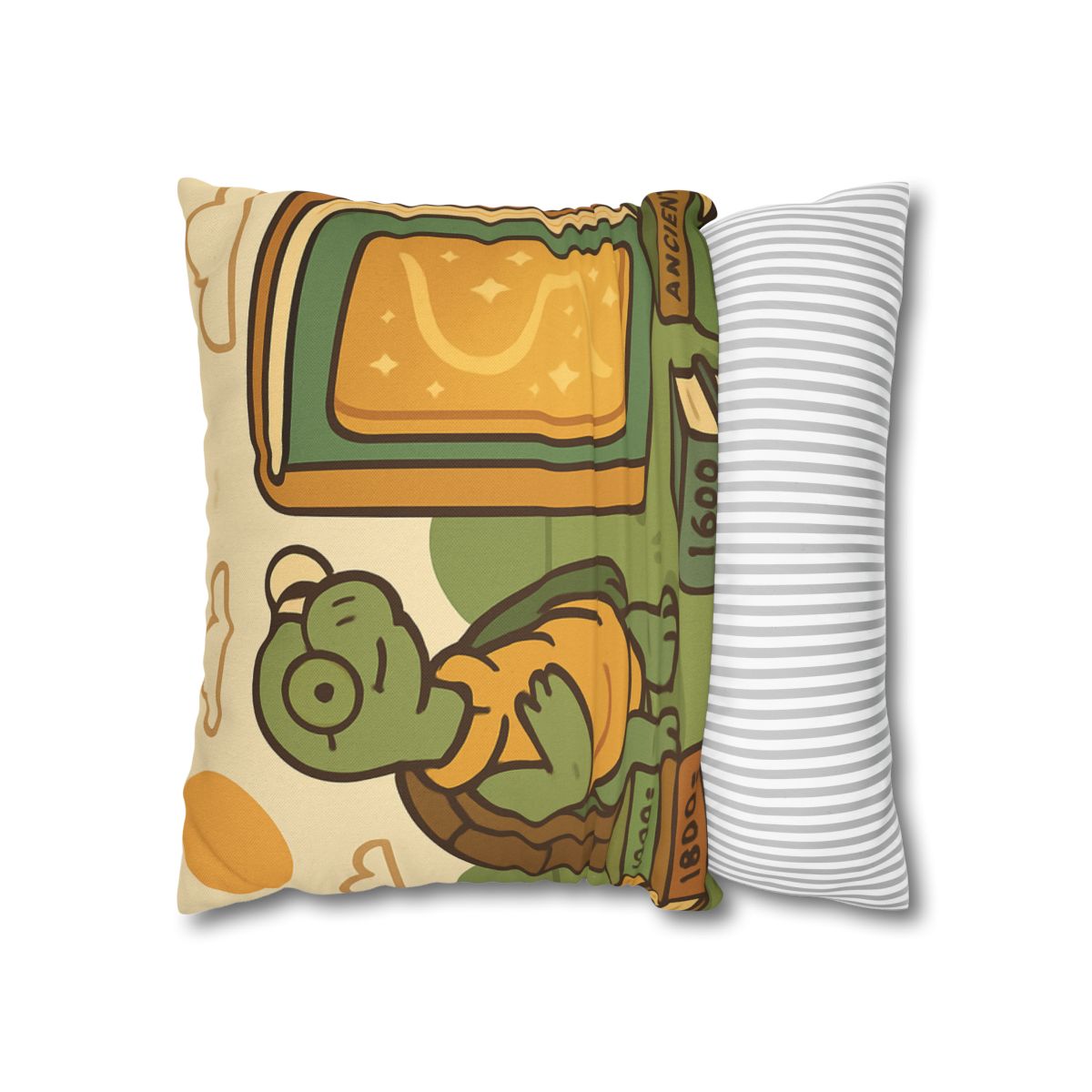 Time Traveling Tortoise Library stylish decorative pillowcases