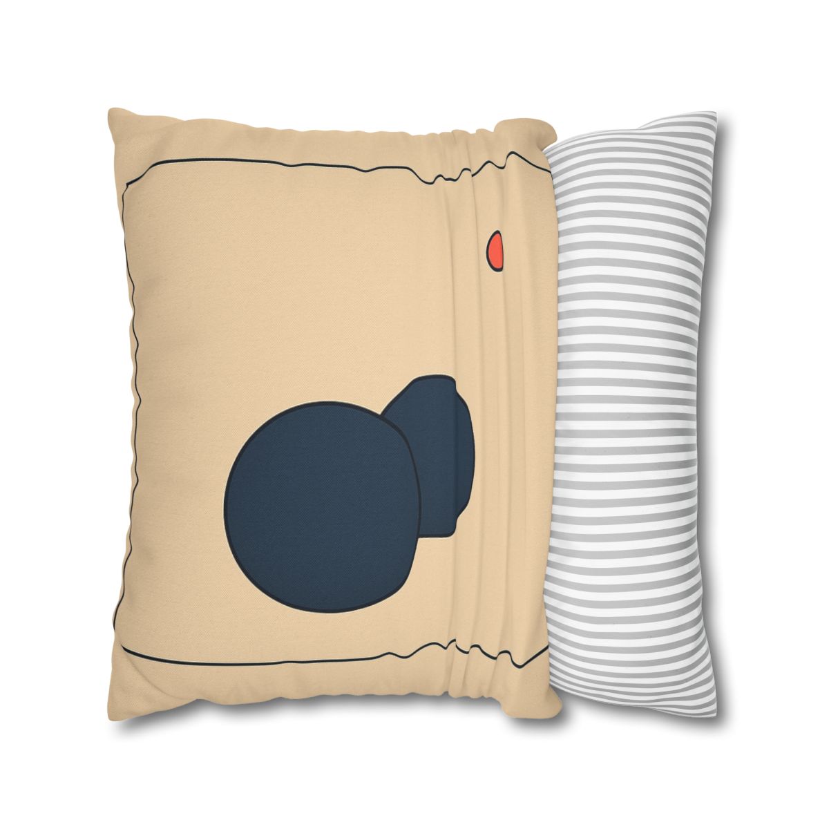 Offset Frame With Two Quiet Discs stylish decorative pillowcases