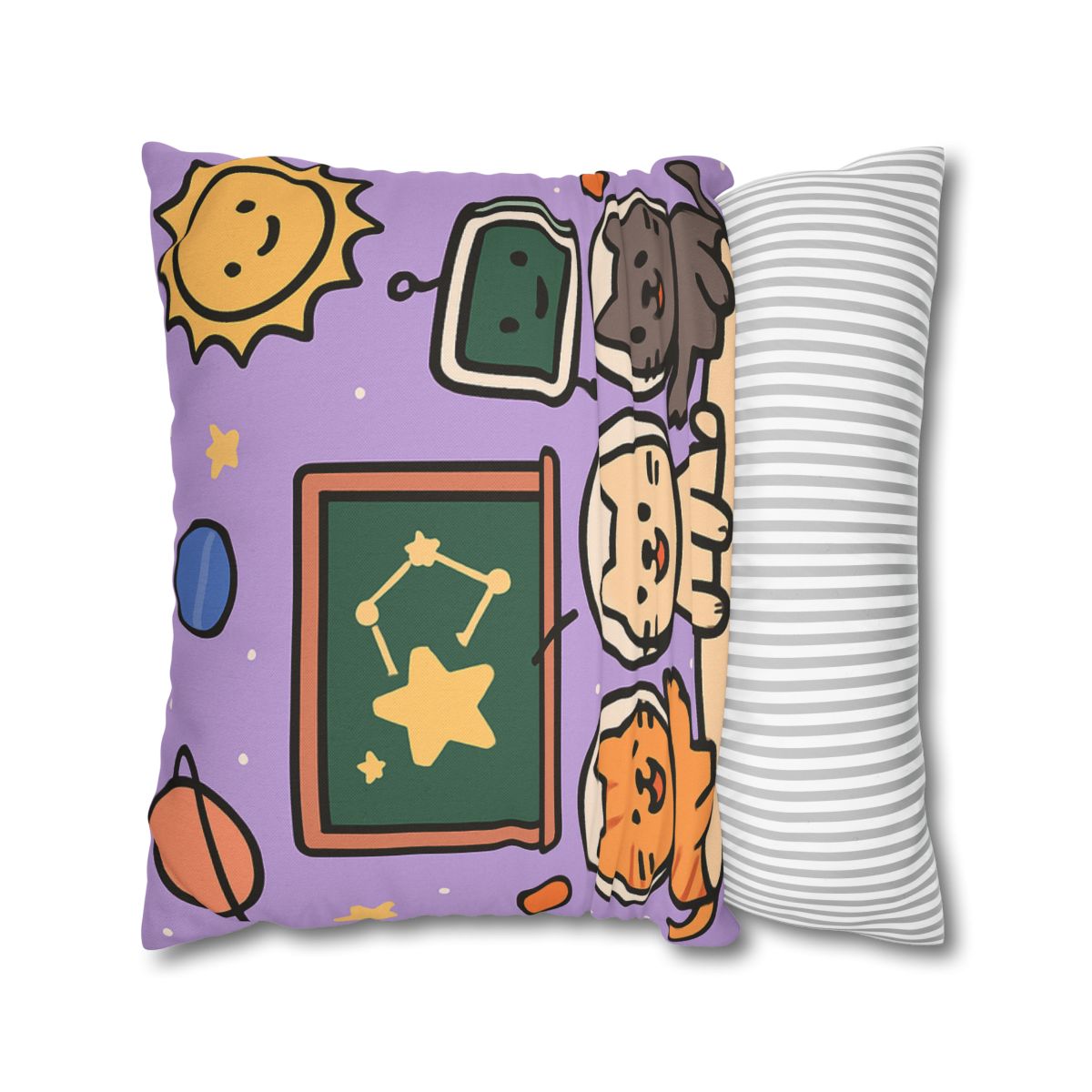 Space School Astronaut Cats comfortable bedding pillow covers