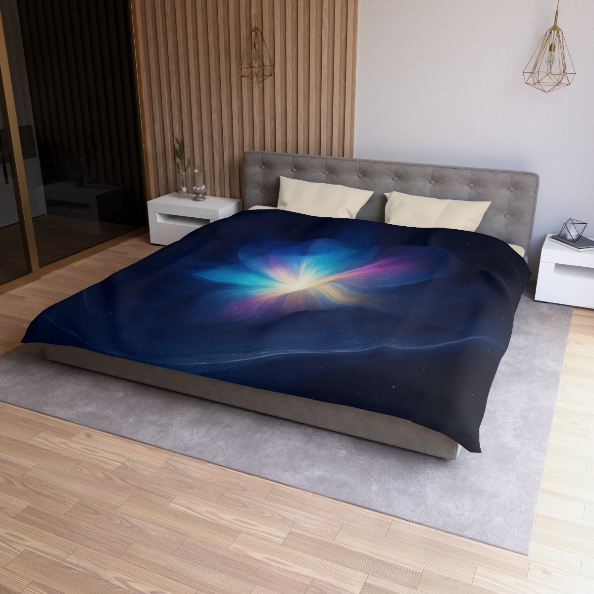 Prismatic Lensing Bloom personalized bedding duvets