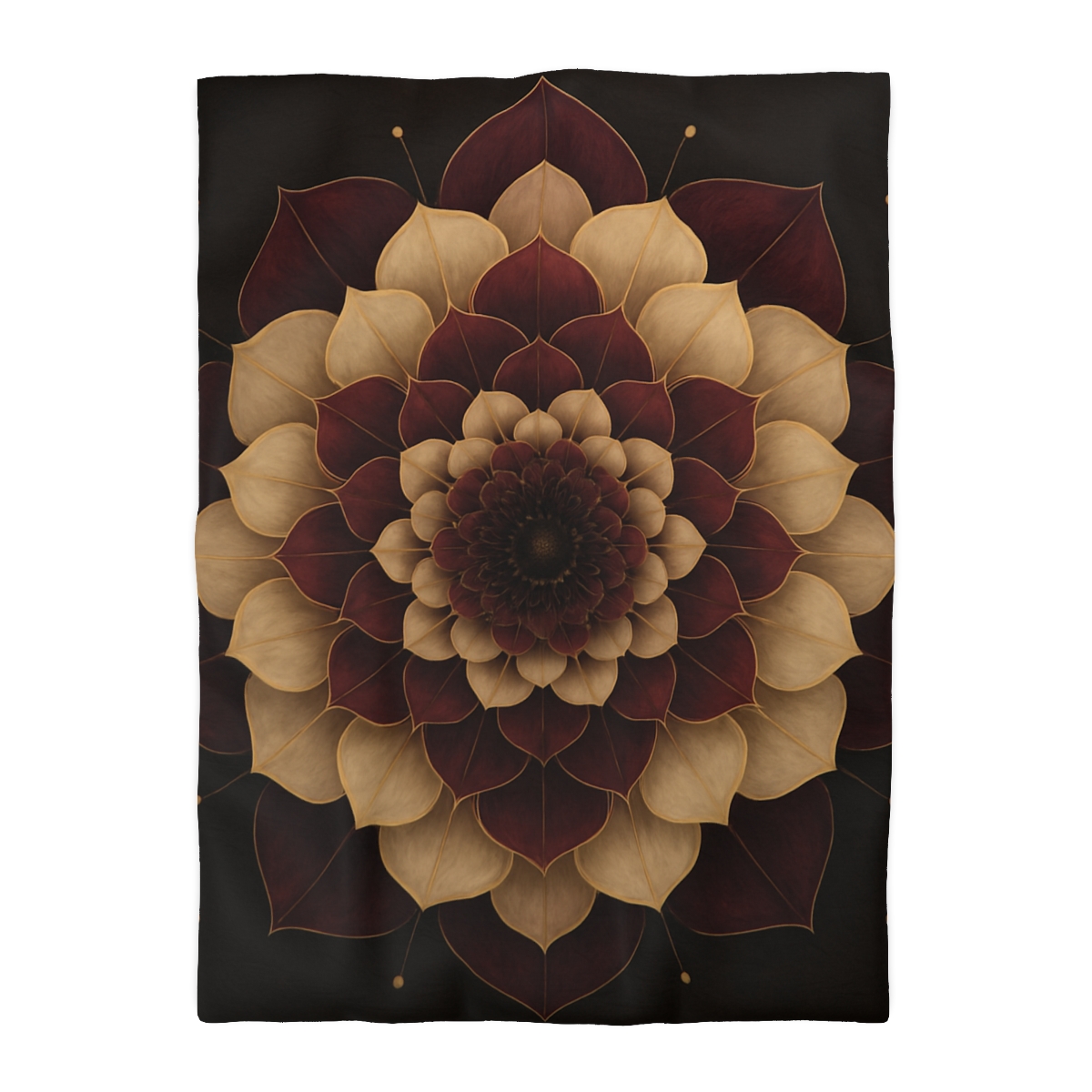 Petal Orbit Mandala stylish duvet covers