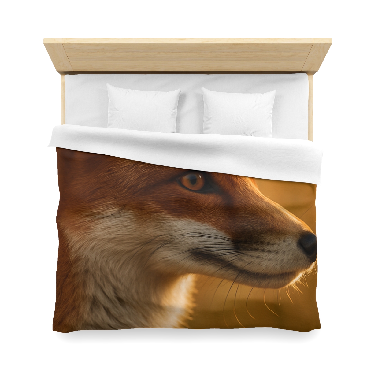 Amber Gaze Red Fox soft comforter duvets