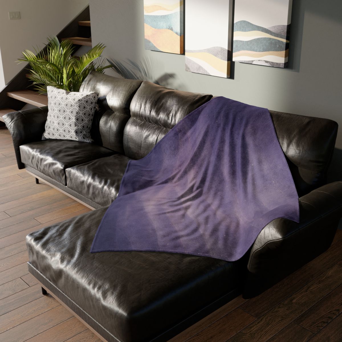 Dark Energy Drift Tapestry soft fleece blankets