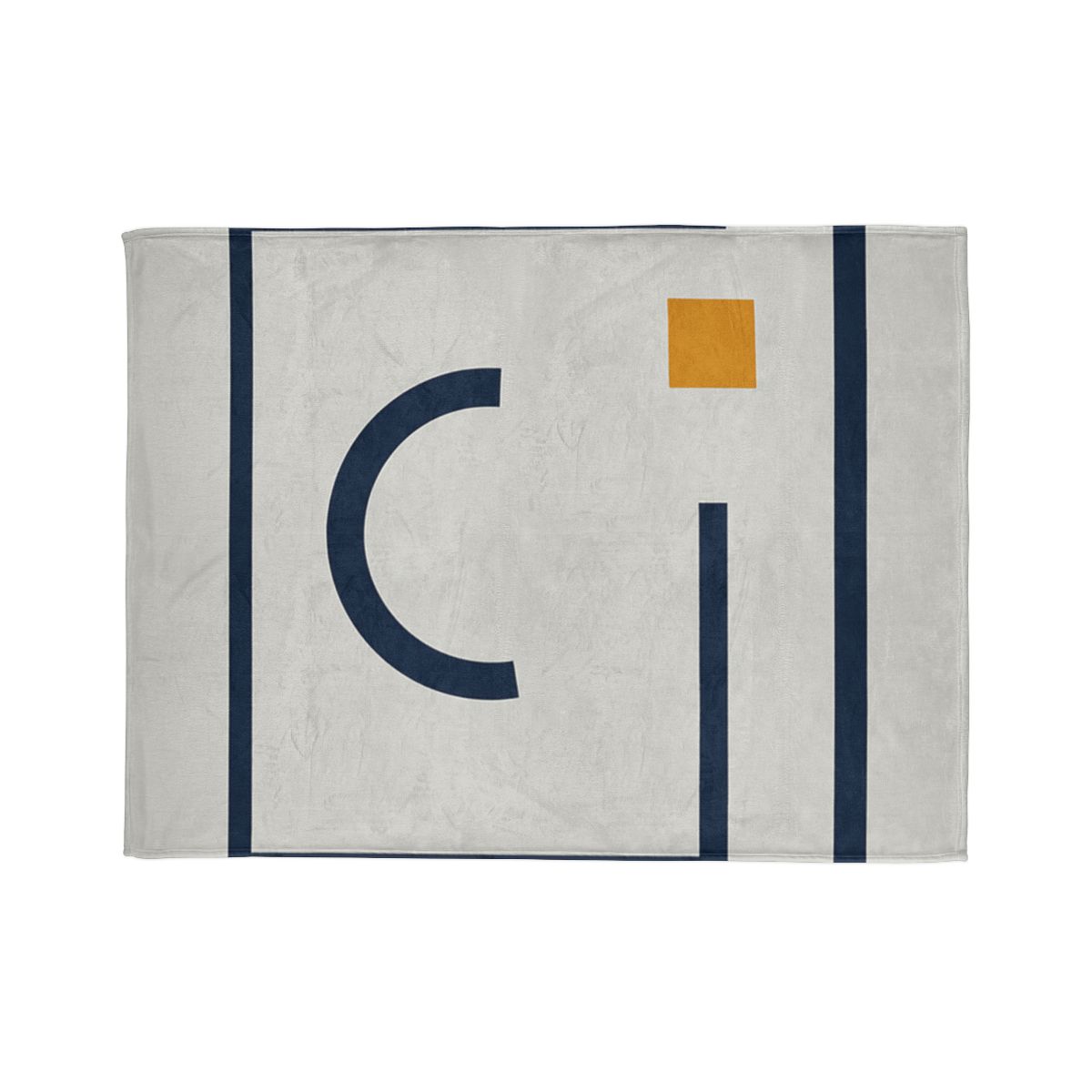 Broken Frame With Floating Arc custom blankets