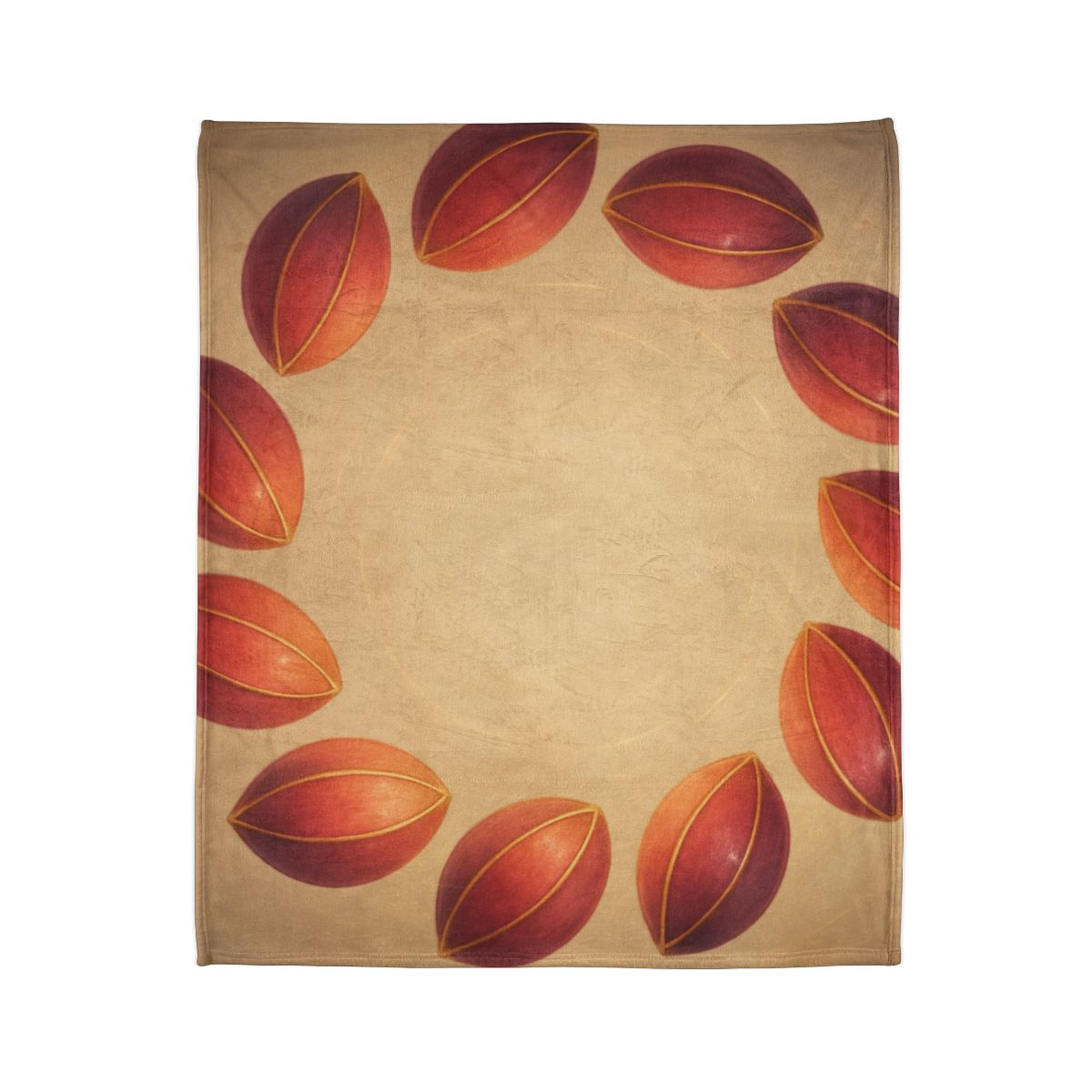 Cosmic Seed Pod Halo soft fleece blankets