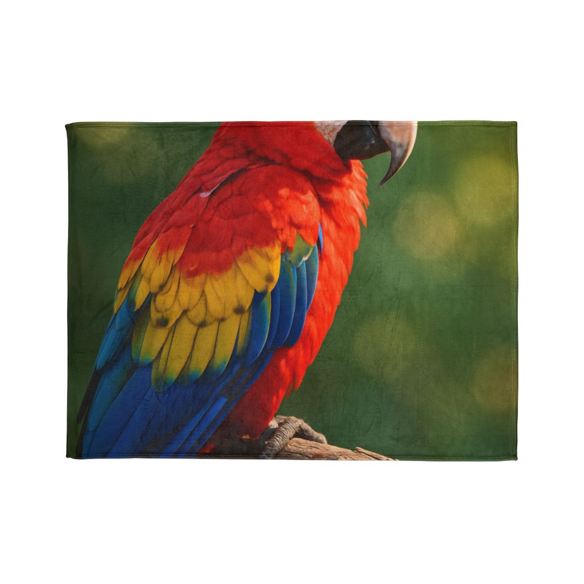Prism Song Scarlet Macaw warm winter blankets