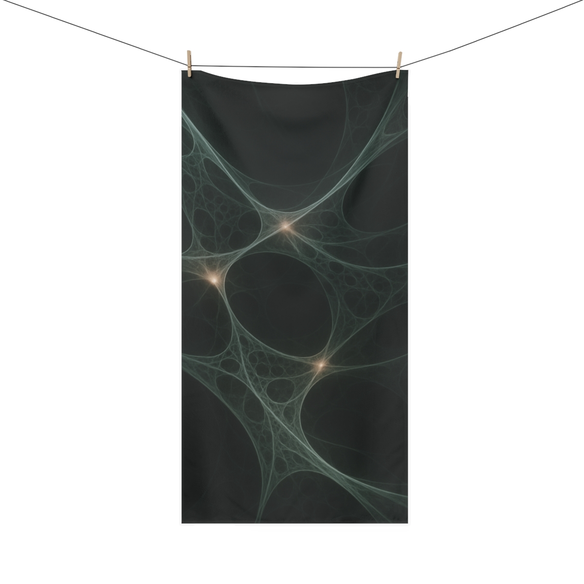 Gravitational Lace personalized bath towels