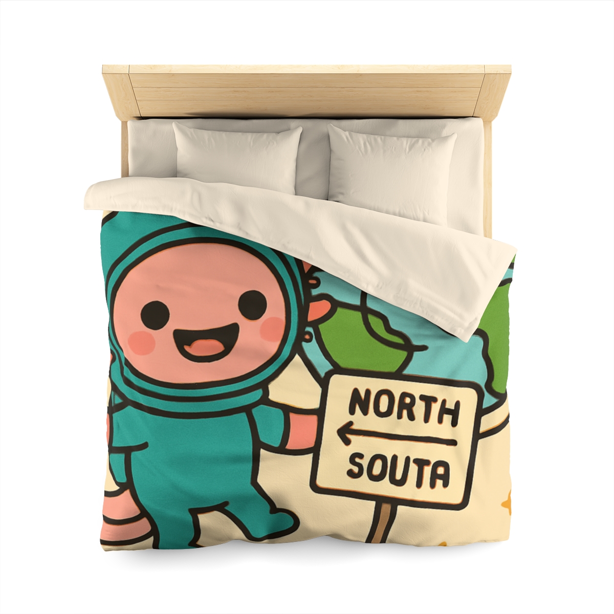 Luna The Axolotl Astronaut And The Bubble Planet Map stylish duvet covers