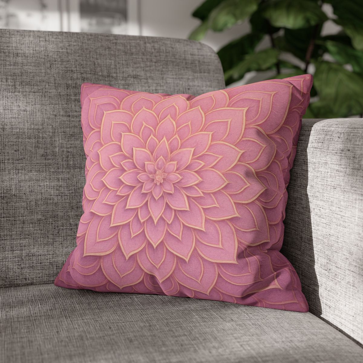 Petal Mandala Radiance unique gift pillow cases