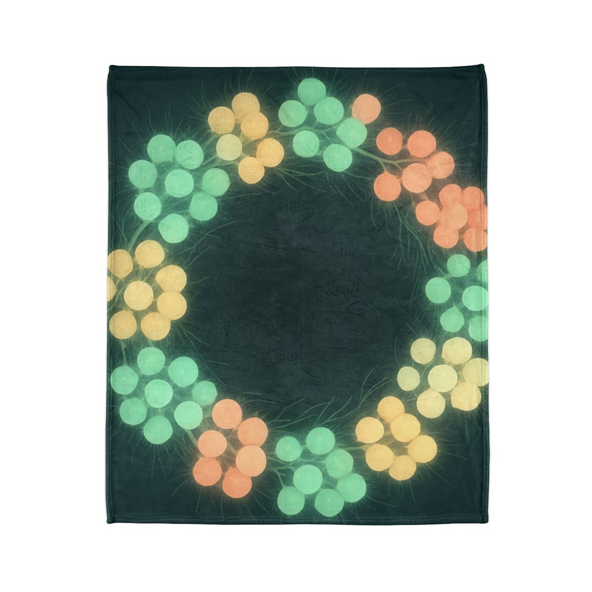 Galactic Seed Halo stylish throw blankets