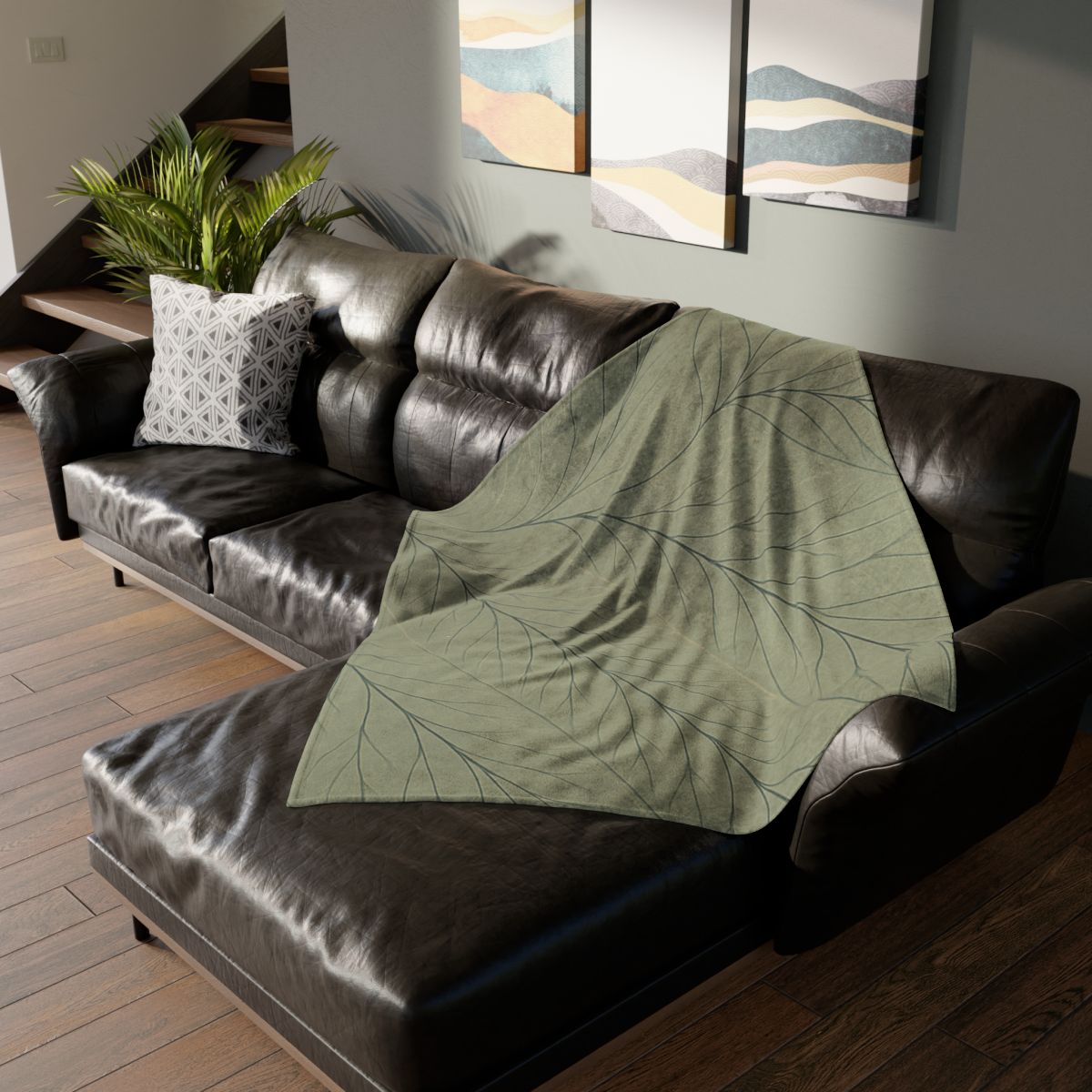 Veined Lace Circuit stylish throw blankets